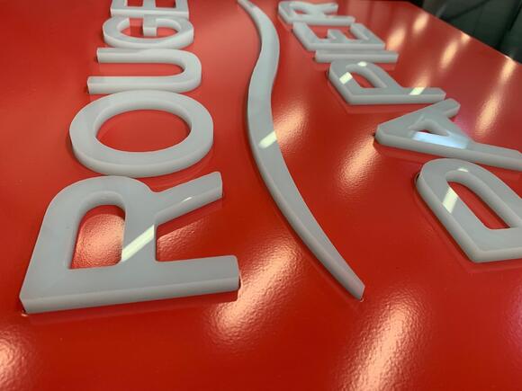 bloc led rouge papier